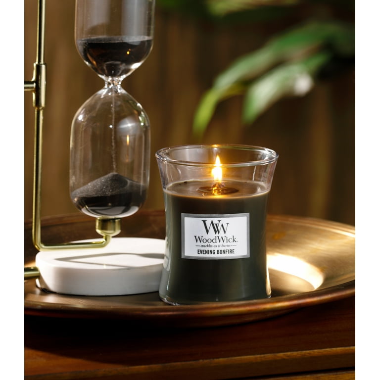 WoodWick *Fireside Midnight Glitz Hourglass WoodWick Candle-The Lamp Stand