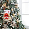 thumbnail image 2 of kurtrusly Christmas Tableware Bag Home Restaurant Christmas Spoon Chopstick Fork Holder Storage Pouch, Sock Type, Snowman, 2 of 7