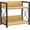 Bamboo, variant on Giikin Countertop Shelf Organizer, 2 Tier Kitchen Spice Rack for Countertop, Wood Coffee Counter Shelf for Home, Particle Board and Metal, Grey, Small