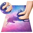 thumbnail image 4 of Dreamtimes Starry Night Unicorn Kitchen Mat 20"x39", Non Skid Kitchen Runner Rug Absorbent Resist Dirt Kitchen Floor Mat Comfort Standing Mat for Kitchen, Floor, Office, Sink, Laundry, 4 of 6