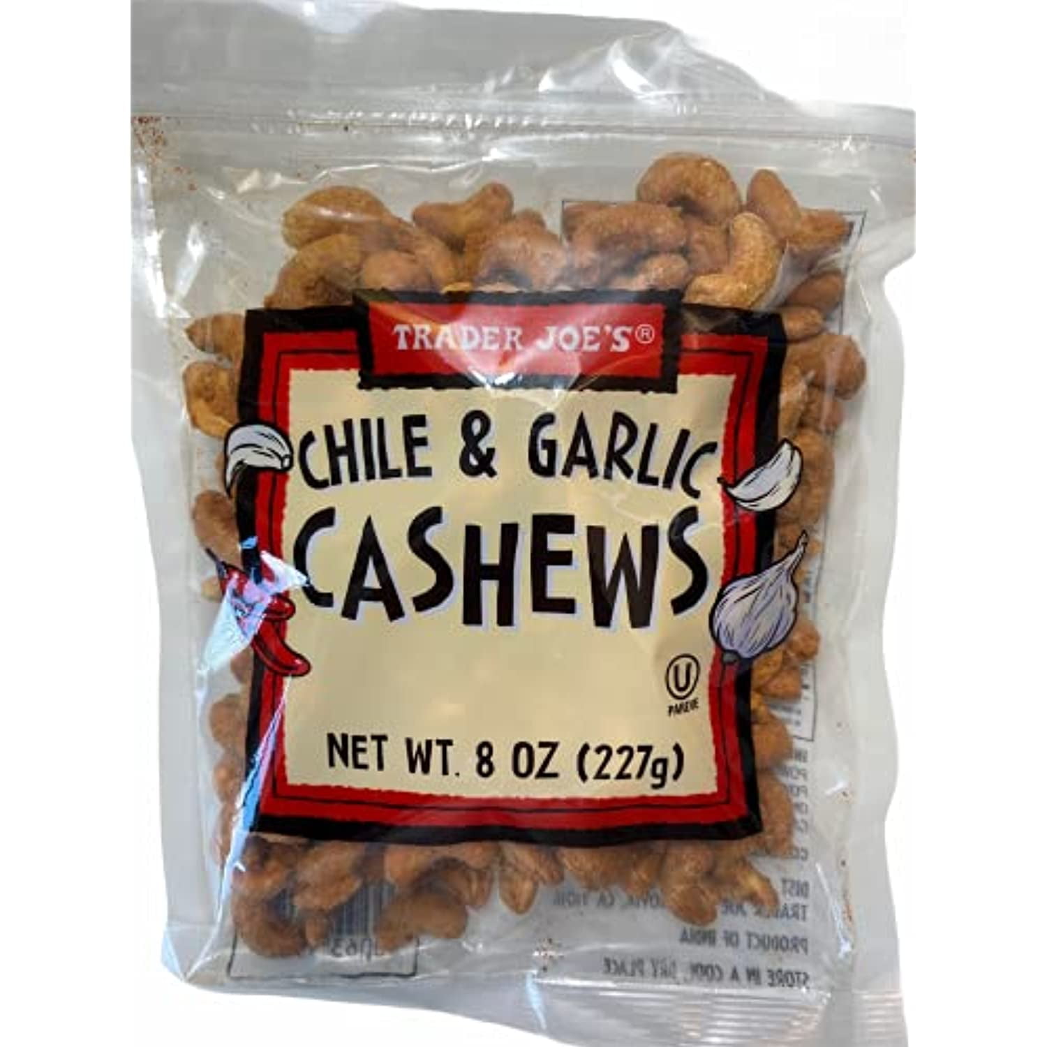 TJ Chile & Garlic Cashew, 8 Oz