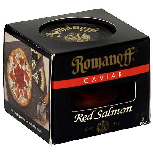 Romanoff Red Salmon Caviar, 2 oz (Pack of 6) by Generic