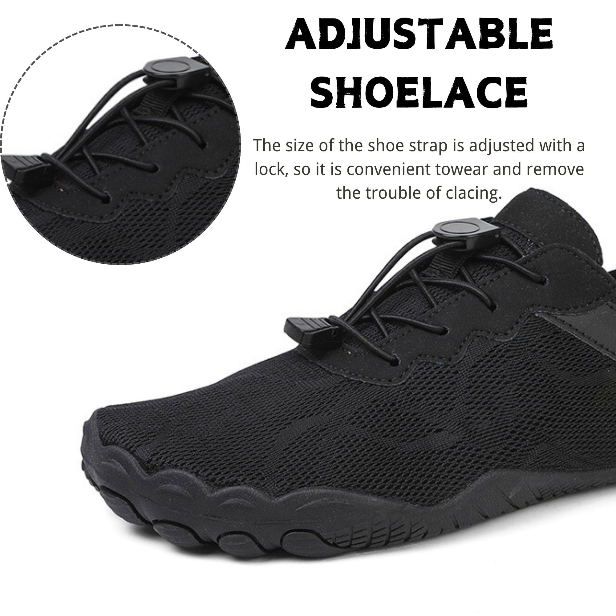BERANMEY Women's Lightweight Sport Barefoot Shoes Non-slip Breathable Footwear Water Shoes for Womens & Mens Athletic Hike Wide Toe Box Shoes Outdoor Swim Beach