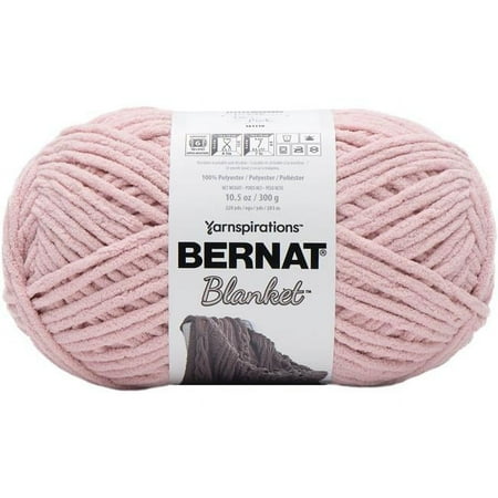 Spinrite 161110-10898 Bernat Blanket Big Ball Yarn Tan Pink