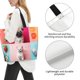 thumbnail image 3 of Balery Colorful Dog Cat Collage Bolsa Tote Estilo Estético con Cremalleras, Bolsa de Hombro, Bolsa de Compras Grande y Plegable, 3 of 8