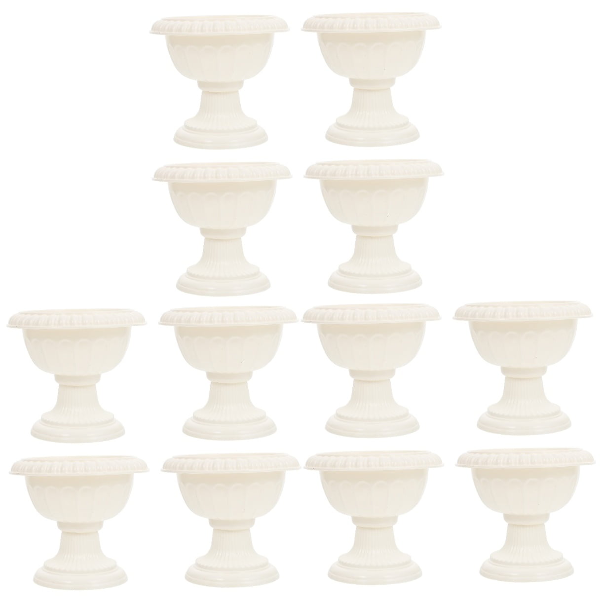 12 Pcs Grecian Flower Pots Wedding Flower Containers