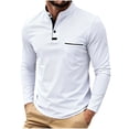 thumbnail image 2 of Yusimy Men's Quarter-Zip Stand Collar Top, Breathable Long Sleeve Knit Pullover, Loose Athletic Shirt for Sport Casual Active Lifestyle, 2 of 7