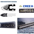 thumbnail image 2 of Below Taillamp Mount Mini SR LED Light Bar Kit For Jeep 2007-17 Wrangler JK, Includes 30W LED Lightbar, Tail Light Moun Brackets & On/Off Switch Wiring Kit, 2 of 9