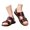 Wine, variant on Flat Slides Sandals For Man: Comfortable Arch Support Sandal Slip On Summer Walking Sandals