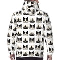 thumbnail image 5 of Hoodies for Men - Minimalist Cute Cartoon Cat Face Long Sleeve Comfrt Men'S Fashion Hoodies & Sweatshirts, Sweatshirts for Men Hoodies Pullover Clothing Clothes with Pouch, 5 of 7