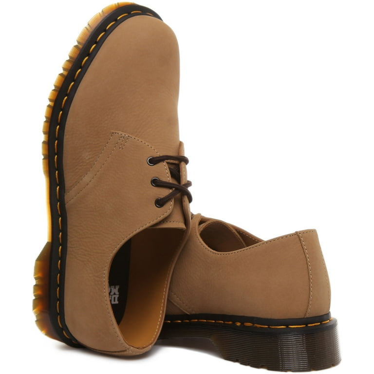 Dr Martens★1461 WP★SAND MILLED NUBUCK★兼用 Dr Martens 1461 Men's Lace-Up Milled Nubuck Leather Sand
