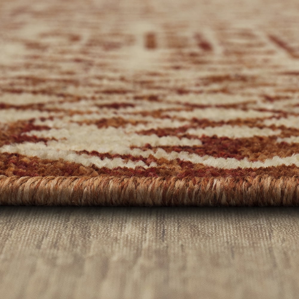 Mohawk Home Townsent Woven Indoor Area Rug, Spice, 4' x 6'