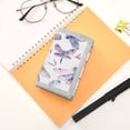 thumbnail image 7 of JIALIOU Nylon Trifold Card Wallet with ID Window Zipper Pocket for Men Women Teen Dragonflies and Leaf, 7 of 7