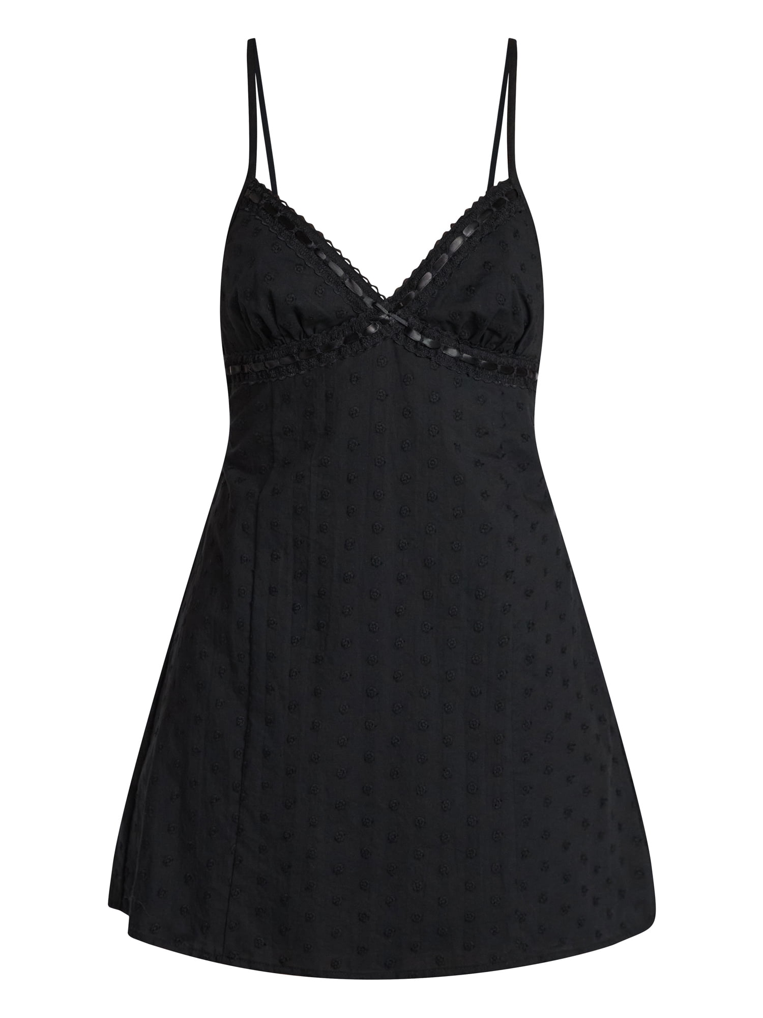 No Boundaries Cotton A Line Mini Dress, Women's XXS-XXL