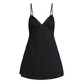 thumbnail image 5 of No Boundaries Cotton A Line Mini Dress, Women's XXS-XXL, 5 of 5