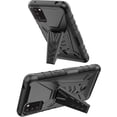 thumbnail image 5 of For Apple iPhone 13 (6.1") Hybrid Armor Kickstand with Swivel Belt Clip Holster Heavy Duty 3 in 1 Defender Shockproof Rugged Phone Case Cover by Xpression [Black], 5 of 9