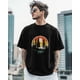 thumbnail image 3 of T-Shirts for Men, Cartoon Forest Crew Neck Cotton T-Shirt Men's Short Sleeve, 3 of 8