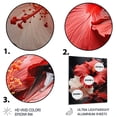 thumbnail image 3 of Designart "Blooming Red Daisies Nature s Beauty II" Floral Metal Wall Decor, 3 of 5