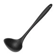 thumbnail image 1 of Cuchara para sopa LRH silicona antiadherente resistente al calor color negro, 1 of 5
