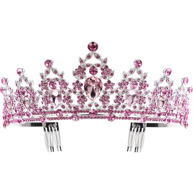 Miangastore Diadème de Mariée Alliage Rose Lot de 1 6.9x5.9in