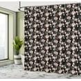 thumbnail image 5 of Ambesonne Floral Shower Curtain, Victorian Blooming Flowers, 69"Wx70"L, Grey Blush, 5 of 5