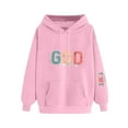 thumbnail image 3 of Uootdi God Is Good Embroidered Sweatshirt for Gift Women Christian Jesus Religious Pullover Trendy Crewneck Inspirational Top, 3 of 3