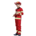 thumbnail image 7 of BOOMNY Fireman Children Party Performance Three Piece Set School Toy Accessories Campus Set Funny Childrens Clothing Set, 7 of 7