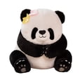 thumbnail image 2 of Muñeco de peluche de panda, cojín de panda, adorno de colección multiusos para dormir y abrazar. Estilo A, 2 of 9