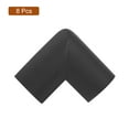 thumbnail image 3 of Protectores de esquina de mesa, paquete de 8, 55x35x8mm - Almohadillas protectoras de borde de mesa de muebles de espuma de goma (negro), 3 of 6