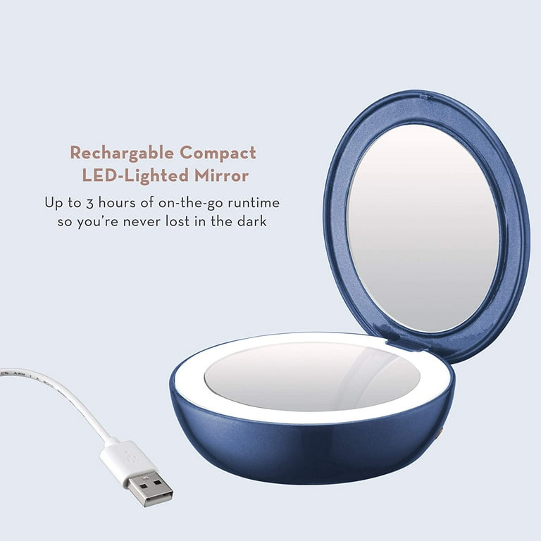 Compact outlet led mirror