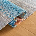 thumbnail image 6 of SAFAVIEH Kilim Leon Striped Cotton Area Rug, Grey/Yellow, 6' x 9', 6 of 12