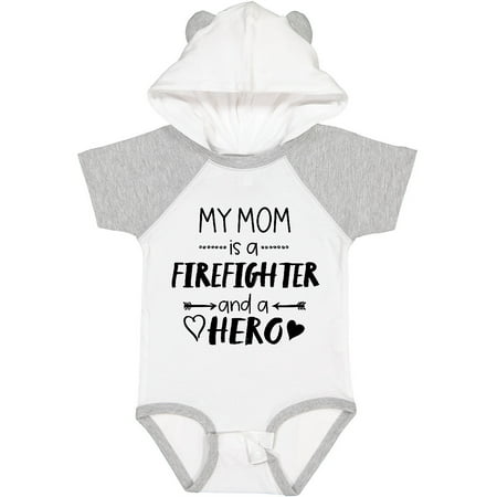 

Inktastic My Mom is a Firefighter and a Hero Gift Baby Boy or Baby Girl Bodysuit