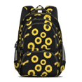 thumbnail image 2 of Sunflower and Outline Black Pattern Cute School Backpack Bag with Padded Back and Adjustable Shoulder Straps 16.9 X 12.6 X 5.9 Inches, 2 of 5