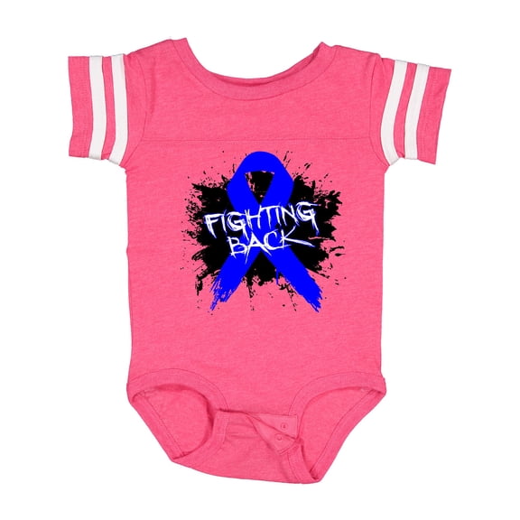 Inktastic Colon Cancer Fighting Back Boys or Girls Baby Bodysuit