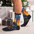 thumbnail image 7 of KLL Glowing Mushroom In Forest Print Cool Socks Men's Women's Crew Socks Funny Crazy Novelty Stockings, 7 of 7