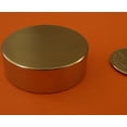 thumbnail image 2 of Rare Earth Magnets 1.5 in x 1/2 in Neodymium Disc, 2 of 2