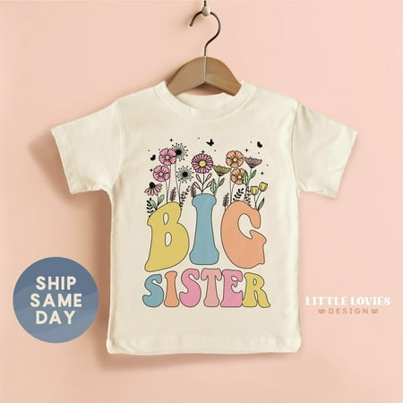 Bella Canvas Floral Big Sister Shirt Promoted To Big Sister Apparel Future Big Sister Outfit New Sister Announcement Tees (CA-FAM110) Bella Canvas Floral Big Sister Shirt Promoted To Big Sister Apparel Future Big Sister Outfit New Sister Announcement Tees (CA-FAM110)