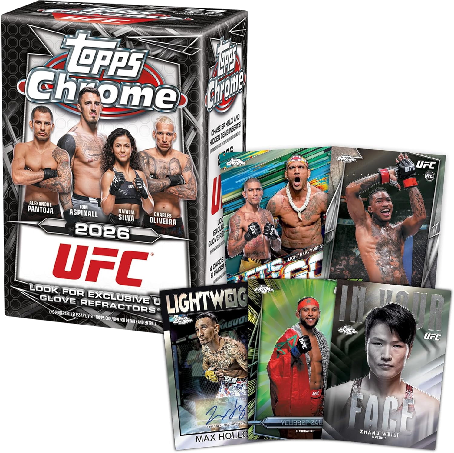 26 TOPPS UFC CHROME VALUE BOX