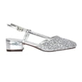 thumbnail image 3 of XY London Womens Kira Glitter Low Heel Court Shoes, 3 of 5