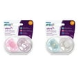 thumbnail image 1 of Philips Avent Ultra Soft Pacifier, 6-18 months, Mixed, 2 pack, SCF228/01, 1 of 7