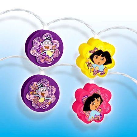 Nickelodeon Dora The Explorer String Light Set Room Decor Lights