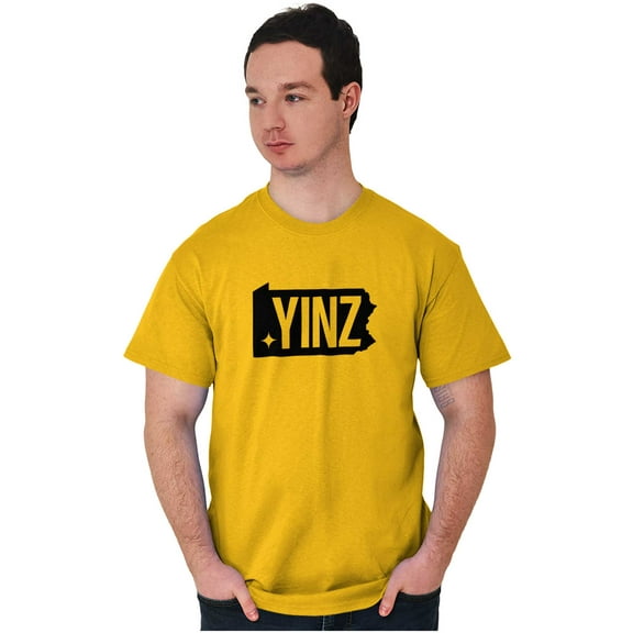 Yinz Philadelphia Pittsburgh PA Men's Graphic T Shirt Tees Brisco Brands S