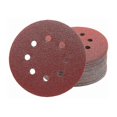 thumbnail image 1 of 125mm Sandpaper Sanding Discs 80 Grit Sander 20 Discs 8 Holes, 1 of 3