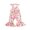Rose Red, variant on Miaouyo Toddler Girls Overalls Rugby/Cow/Horse Print Sleeveless Bell Bottom Romper