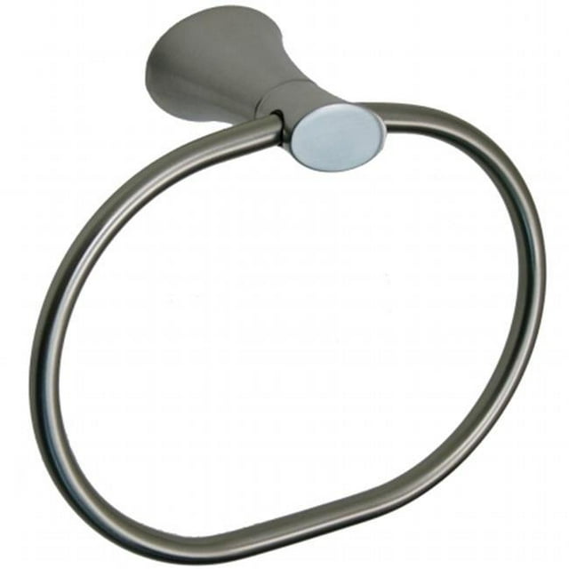 Porte-serviettes Contemporain en Nickel Brossé