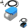 thumbnail image 1 of Adaptador de Batería de Carrete de Pesca Cable de Alimentación para Artesano 20V V20 Dewalt makita Milwaukee M18 18V Batería Compatible con Daiwa 14.4V SEABORG 800MJ,SABORG 1200MJ 1200 800 Pesca E..., 1 of 13