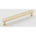 thumbnail image 2 of Alno A717-6-PC Moderne 6" Center To Center Modern Flat Bar Solid Brass Cabinet Handle /, 2 of 5