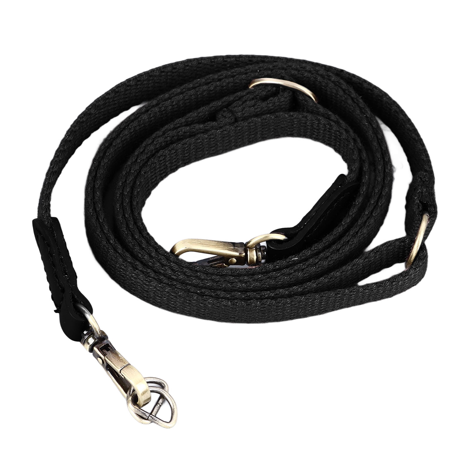 Black leather shoulder strap for purse hot sale