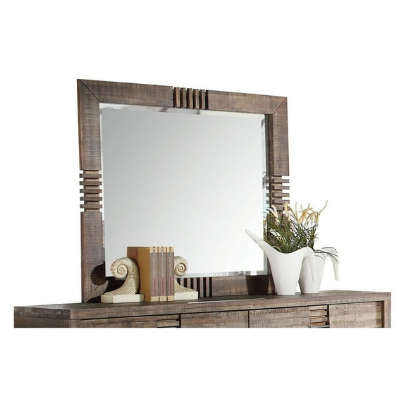 ACME Andria Mirror in Reclaimed Oak