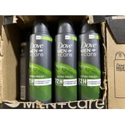 Dove Men + Care Dry Spray 72Hr Extra Fresh Antiperspirant Deodorant 150ml pack 3
